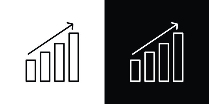 Marketing strategy icon in trendy stroke liner style. Set of Website icon vector.