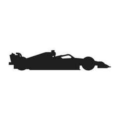 formula 1 race car silhouette side view