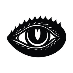 Obraz premium crocodile eye vector illustration