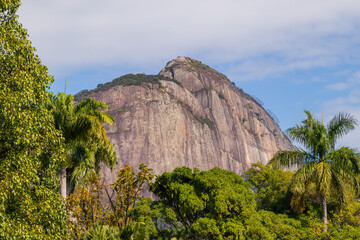view of Two hill brothers in Rio de Janeiro.