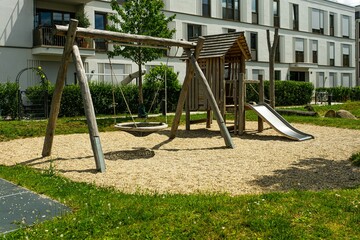 Modern Residential Playground View