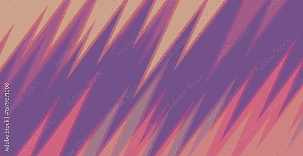 Leinwandbilder dynamic angular pattern. energetic abstract design featuring sharp and angular shapes in vibrant sha