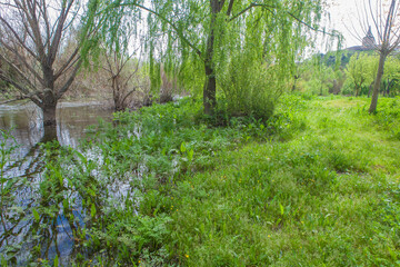 Jerte river close to Galisteo, Caceres