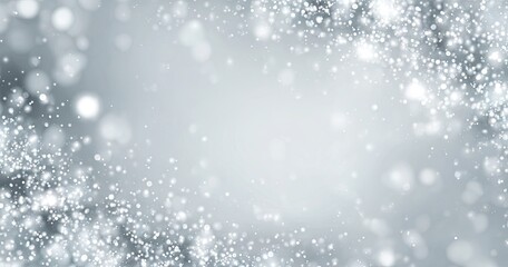 Obraz premium Abstract silver sparkles background