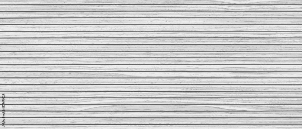Poster white wooden striped wall with pattern of lines. wall is made of concrete and has rough texture abst