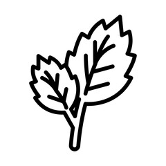 Tea leaf icon