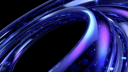 abstract blue background with glowing lines