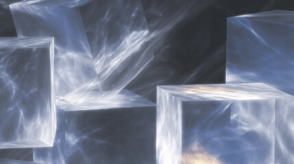 Iridescent Neon Liquid Light Waves Abstract Backgrounds