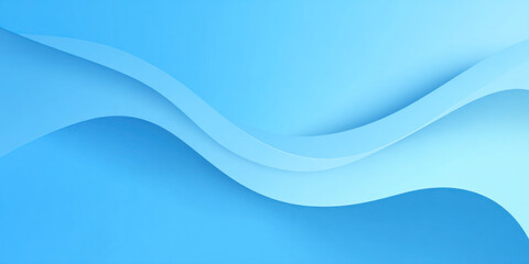 Obraz premium Smooth Blue Abstract Wave Pattern Background Design