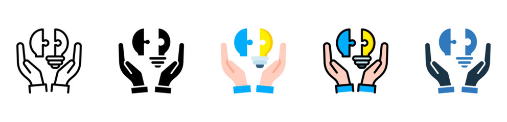 Problem Solving icon multiple style 