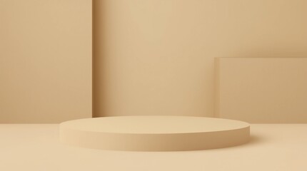 3D rendered podium for your product