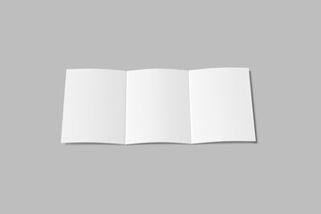 a5 trifold brochure blank mockup