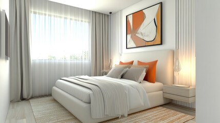 Modern bedroom interior design
