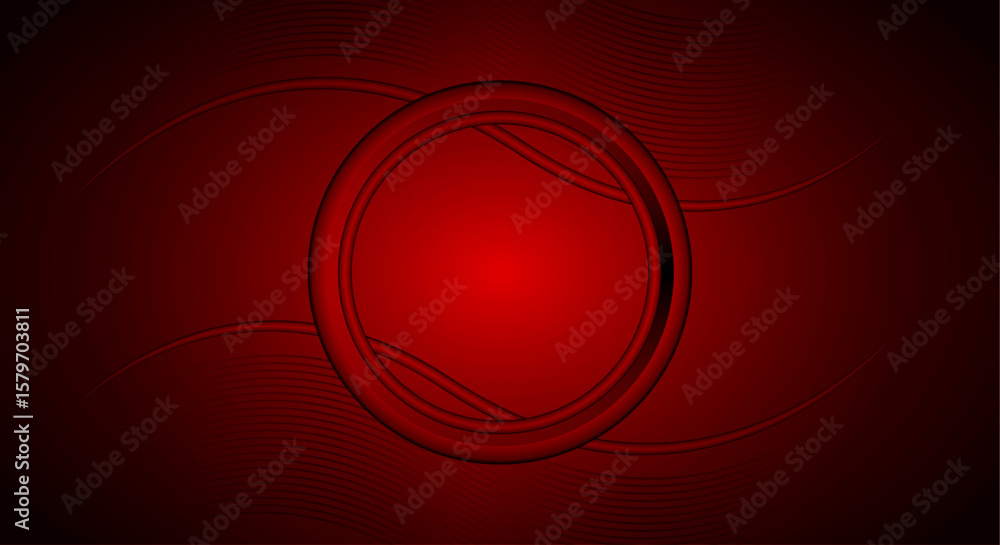 Fototapete Modern vector background – Abstract minimal gradient design with vintage effect – 3D circular banner background with curve line pattern – Popular elegant template for decoration poster art futuristic