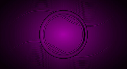 3D circular banner background with curve line pattern – Modern vector background – Abstract minimal gradient design with vintage effect – Popular elegant template for decoration poster art futuristic