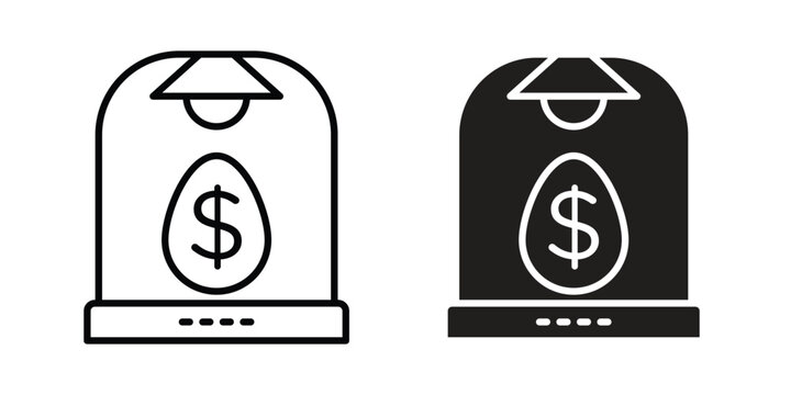 Business incubator icon concept. pixel perfect linear ui icon.