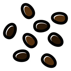 Obraz premium chia seed icon