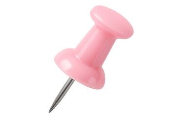 Pink pushpin resting on transparent surface, securing important notes and highlighting key information with stylish design