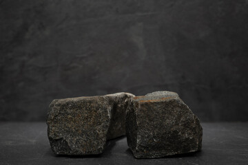 stones with texture for podium background