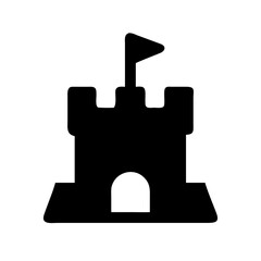 Obraz premium sandcastle icon