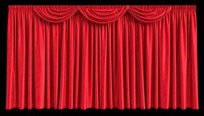 Red stage curtains (2)