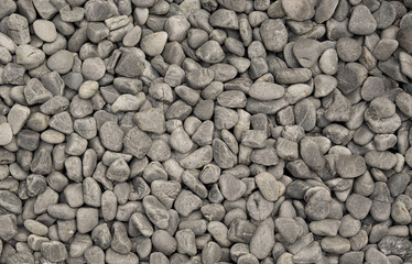 Gray River Pebble Stone Texture Background