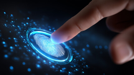 Fingerprint Scanning Technology Secure Digital Authentication and Access Control System