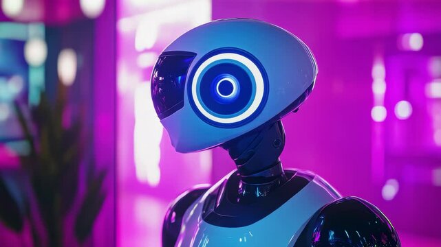 Future Technology Robot AI Intelligent Assistant