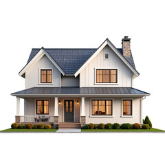 house isolated on white background 