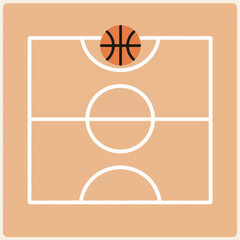 Basketball Game Illustration Vector 