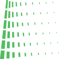 Green rectangles arranged in rows and columns