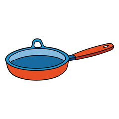 A sturdy frying pan with a snug-fitting cover, perfect for cooking and steaming your favorite meals evenly while keeping flavors locked in and heat consistent.
