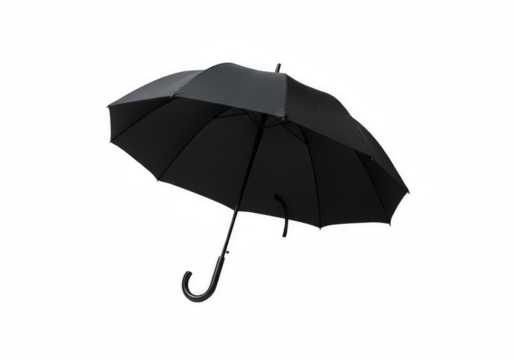 Blank Umbrella PNG with Transparent Background – Isolated Simple Umbrella Outline Perfect for Weather Icons, Design Projects, Branding, and Customizable Graphics