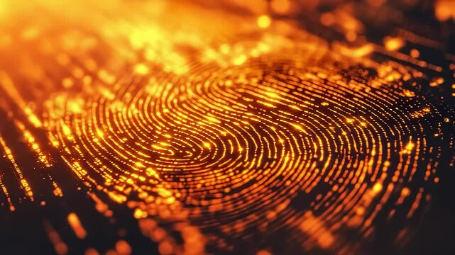 Technological Fingerprint Recognition Network Security Authentication