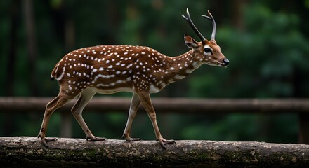 Axis Deer in the Forest: A Stunning Wildlife Capture