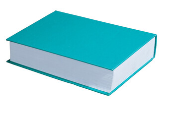 Teal Book, Cut Out with No Background
