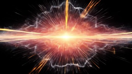 A celestial burst in cosmic depths