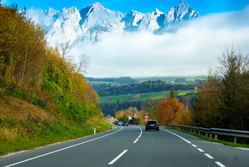 B311 Road in Salzburg State - Austria