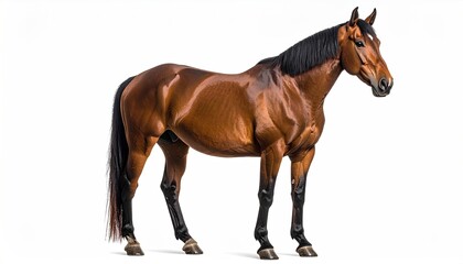 Obraz premium Side view of a horse