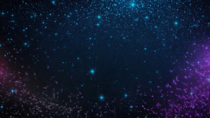 Fototapeta premium Magical Sparkle Background with Glowing Fantasy Lights in black background