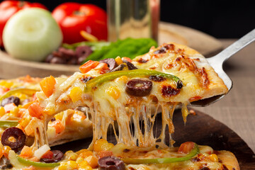 Pizza vegetariana 