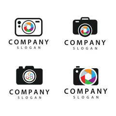 Vector camera logo icon pack