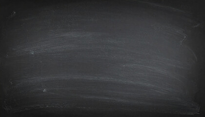 A blank chalkboard with a slightly textured surface, displaying a dark background that suggests potential for creative expression or educational use