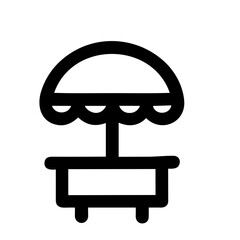 Street Market icon set