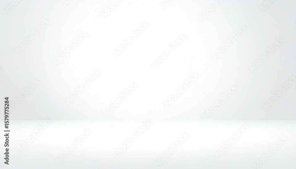 Poster minimalist white background with a smooth surface, creating an empty space ideal for presentations o