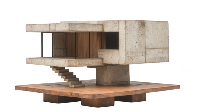 Modern Architectural Concrete House Model Design