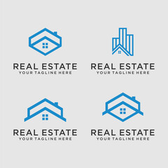 Mega set of Vector real estate logo designs