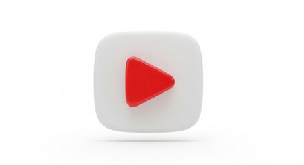 3D youtube icon 