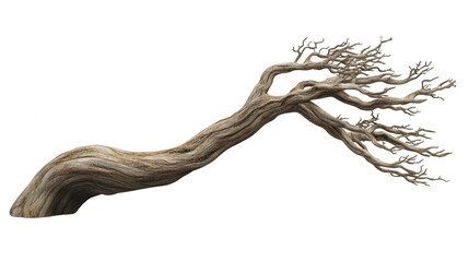 Intricately Detailed Branch Of A Dead Tree With Transparent Background