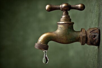 old water tap